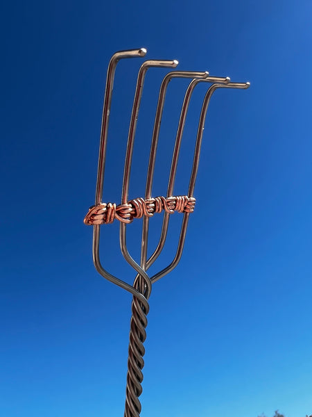 Fingers stainless steel back scratcher fits your back and eliminates the itch